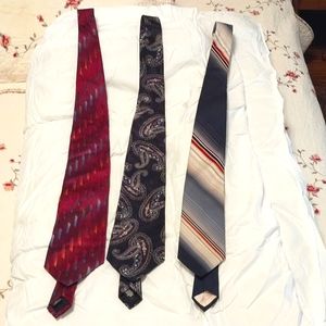 3 men's ties